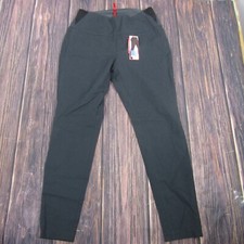 SPANX NEW NWT Womens XL Gray Woven Twill Leggings Shaping