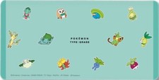 Pok mon Large Mouse Pad Grass Type Green Playmat / Desk Mat