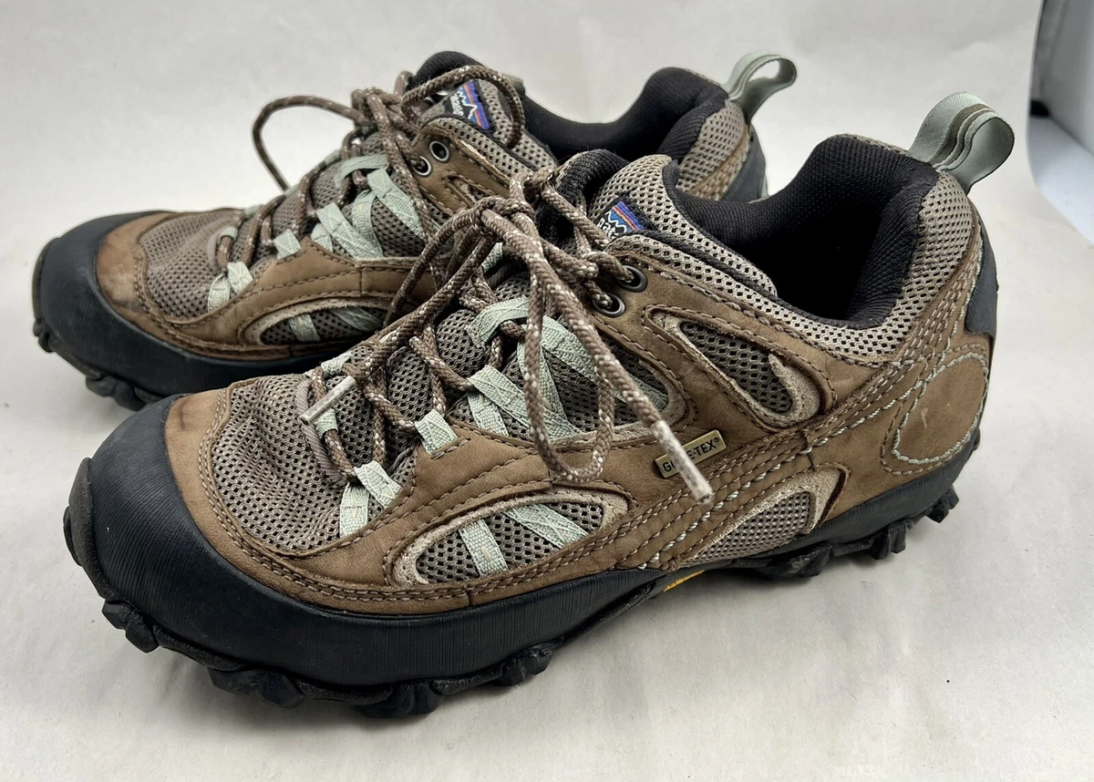 Patagonia Drifter A/C Womens Shoes Sneakers Size 8.5 Brown GoreTex Vibram Hiking