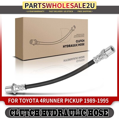 A-Premium Clutch Hydraulic Hose Line – Compatible With Toyota 4Runner & Pickup 1989-1995 2.4L/3.0L, Replaces #9681450260, 10.74" Length