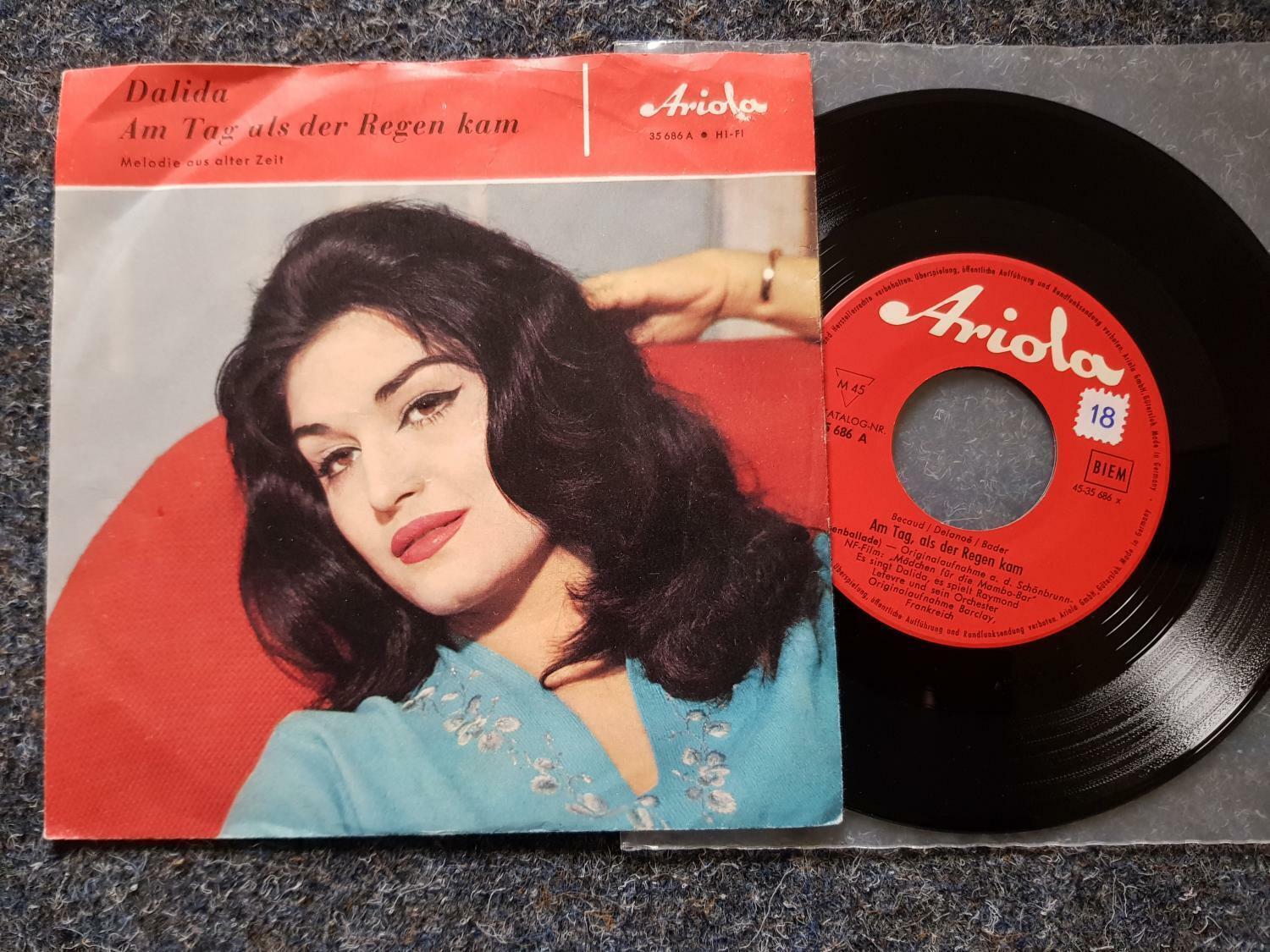 7"" Single Vinyl Dalida - Am Tag als der Regen kam