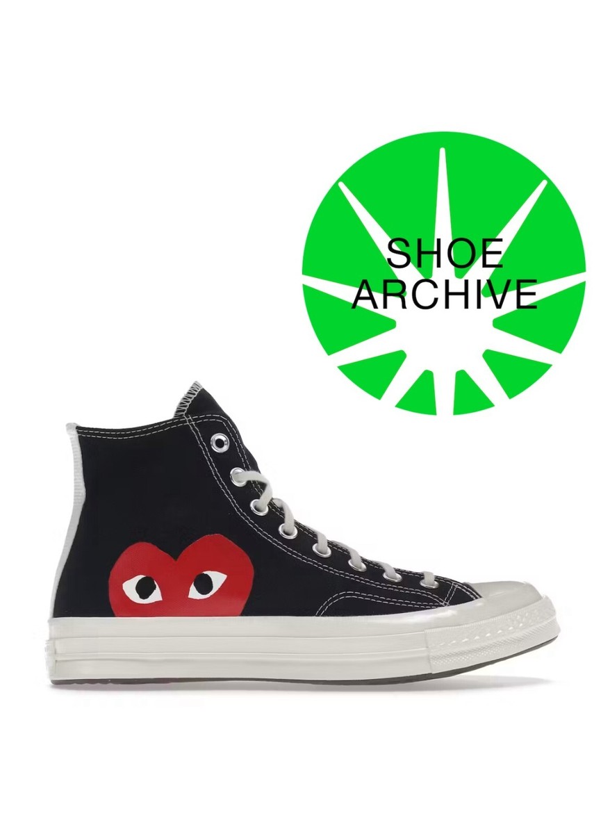 NEW Sizes CDG Converse Chuck Taylor All Star High x Comme des Garcons Play  | eBay