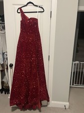 Sherri Hill One Shoulder Flowy Dress