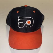 Vintage Logo Athletic Philadelphia Flyers NHL Snapback Cap Hat DS NWOT 90s