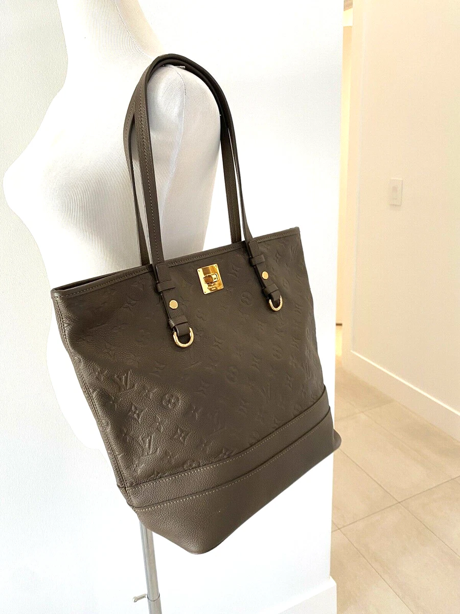 Louis Vuitton Monogram Empreinte Leather Shoulder Tote Bag