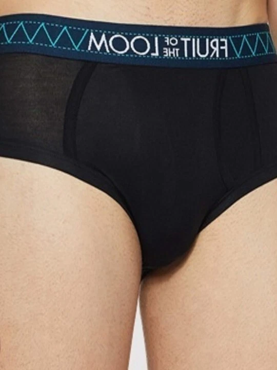 Calzoncillo y calzoncillo boxer de doble capa negro y gris Fruit of the Loom para hombre talla XL Foto 2 de 4