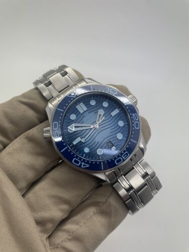 2024 Omega Seamaster Summer Blue Dial Steel 42mm Watch 210.30.42.20.03.003 B+P