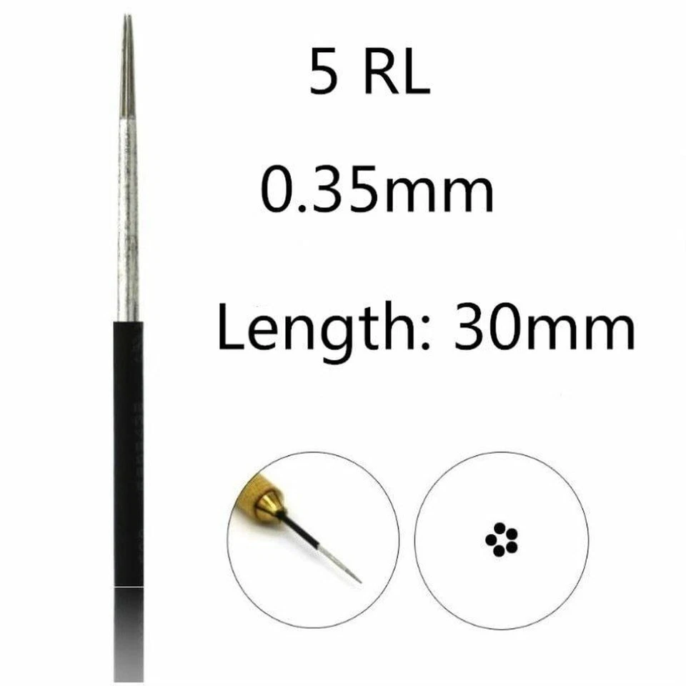 Microblading Shading 3R 5R Aghi Rotondi Trucco Permanente Tatuaggio Nebbia Sopracciglia Labbra - Immagine 4 di 4