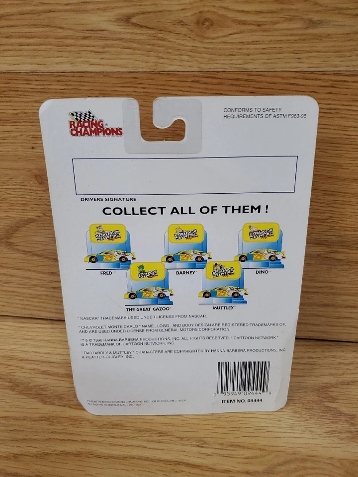 1996 Racing Champions NASCAR CARTOON NETWORK WACKY RACING 1/64 #29 - Image 4 of 4