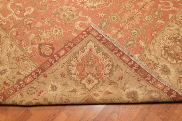 8’5" x 11’5" Nourison Nourmak Hand Knotted Soumak Wool Oriental Area