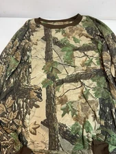Vintage 80s Camouflage Longsleeve Shirt Realtree Size XL