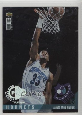 1995-96 Collector's Choice Platinum Player's Club Alonzo Mourning #323 HOF 4at