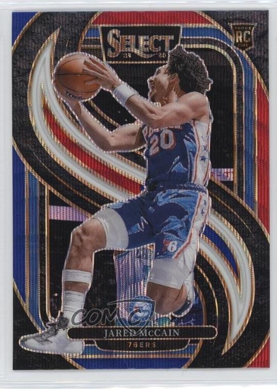 2024 Panini Select Premier Level Tri-Color Prizm Jared McCain #184 Rookie RC 6j0
