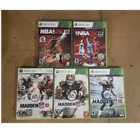 2K/EA Sports Xbox 360 NTSC Lot: NBA 2K12/2K13, Madden 10/12/15 — photo 1