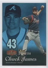 2006 Flair Showcase Legacy Blue 27/150 Chuck James #5 0q3