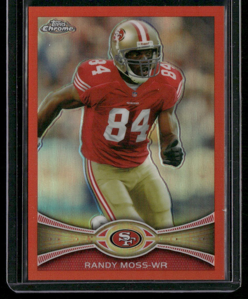 2012 Topps Chrome #32 Randy Moss Orange Refractors