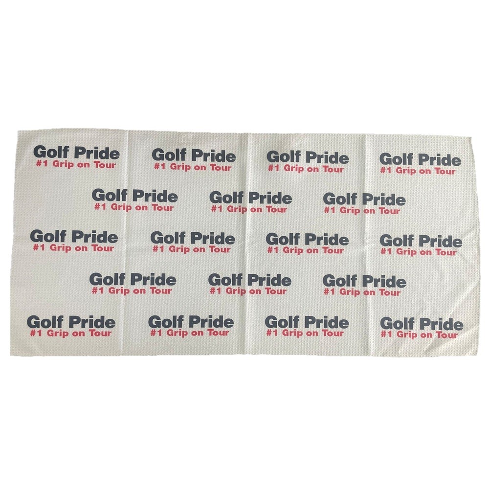 НОВОЕ полотенце для гольфа Devant Golf Pride из микрофибры 16 x 32 - Белое