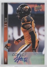 2021 Upper Deck CFL Auto TJ Lee #182 Auto 0sh0