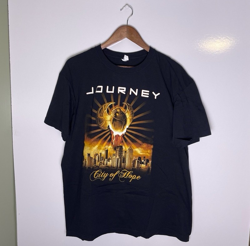 Y2K 2011 Journey Eclipse City Of Hope Tour Rock  Band Concert T-Shirt Size XL