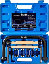 Valve Spring Compressor Tools with Valve Lapping Tool Solid C Clamp Tool Set for