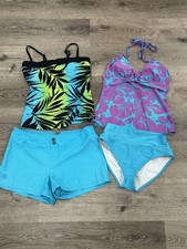hapari Tankini Swim Set Tankini 2 Tummy Tuck And Board Shorts Med
