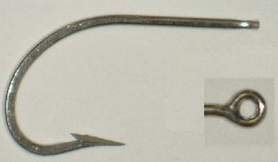 Mustad 7731DT9/02 7731D # 9/0 2Stück Messerpunkt Meer Dämon Haken