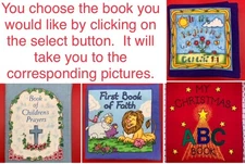 Cloth Fabric Baby Kid Book *MANY TO CHOOSE FROM* You Choose