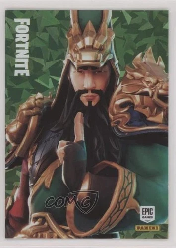2020 Panini Fortnite Series II Crystal Shard Guan Yu #130 vg8