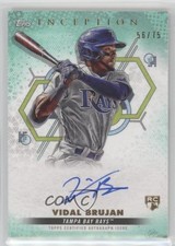 2022 Inception Base Rookie and Emerging Stars Aqua 56/75 Vidal Brujan Auto fc1