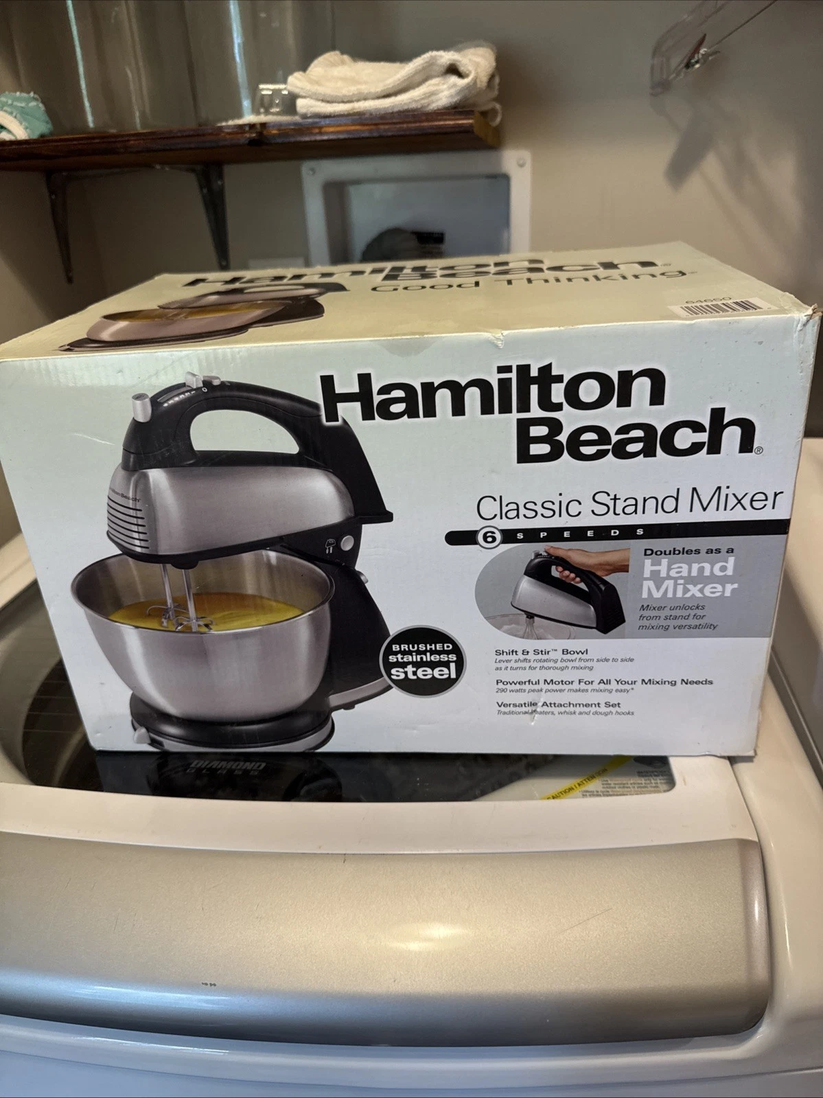 Hamilton Beach 64650 6-Speed Classic Stainless Steel Stand Hand Mixer
Opens in a new window or tab