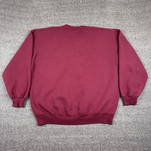 Vintage Russell Athletic Blank Sweatshirt Herren XXL Rot Pullover Crewneck 90s USA - Bild 3 von 6