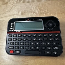 RecZone Password Keeper Safe Vault Model 595 Black Backlit LCD