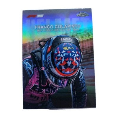 2025 Topps Chrome F1 COLAPINTO helmet Collection Card#9