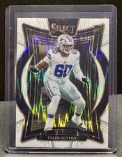2024 Panini Select Tyler Guyton Rookie White Flash Concourse Prizm 069/199 RC