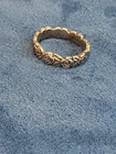 Vintage James Avery Silver Floral Ring sz 7