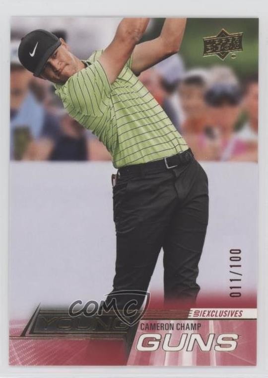 2024 Upper Deck Young Guns UD Exclusives 11/100 Cameron Champ #123 Rookie RC 3d2