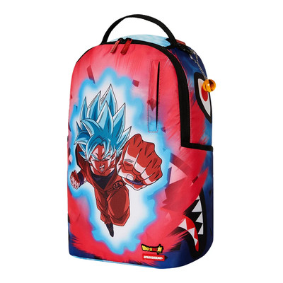 Sprayground Dragon Ball Z Blue Goku Punch Backpack🔥New Bookbag