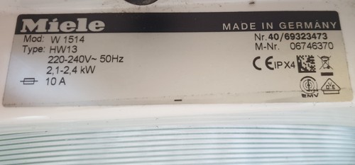 Ersatzteile Miele Novotronic W 1514 Steuerung Tür Pumpe Riemen Relais Motor ect