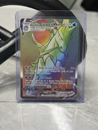 Ice Rider Calyrex VMAX 202/198 Alternate Art Secret Rare Chilling Reign