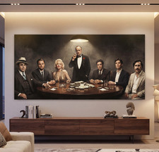 The Godfather, Mafia Macht auf Leinwand. Motivation kunst Wohnzimmerdekoration.