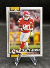 Emmett Johnson RC Rookie 2026 Topps Flagship #313 Kansas City Chiefs