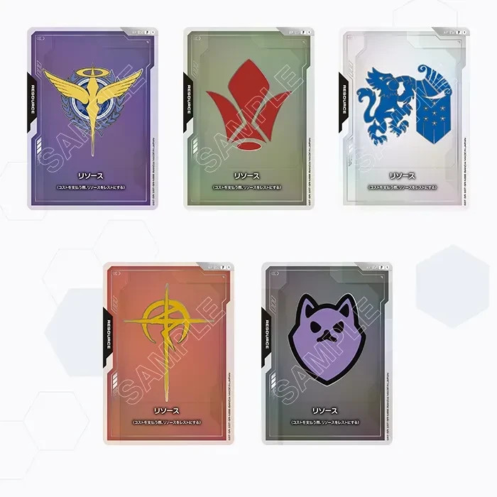 Gundam Card Game Storage Box & Resource Card Set EVX07 Japan NEW