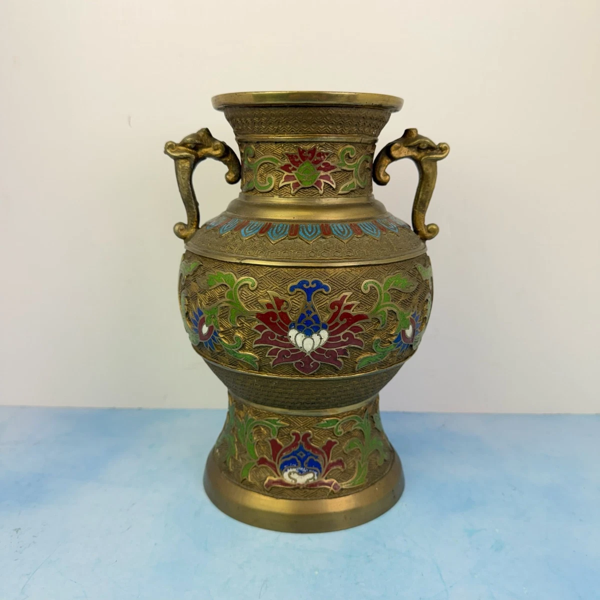 黄铜后1940 年日本花瓶| eBay