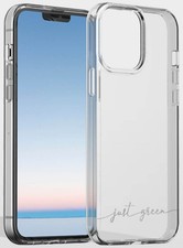 JUST GREEN JGCOVIP1367 - Coque Just Green Bio iPhone 13 Pro Max Transparente