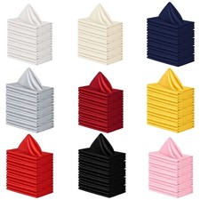 Satins Table Napkins Soft Handkerchief Romantics Wedding Banquets Square Napkins