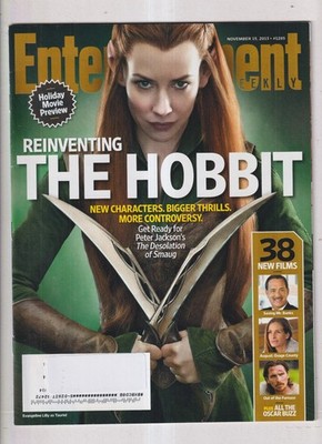 Entertainment Weekly November 15, 2013 Evangeline Lilly, Reinvesting The Hobbit,
