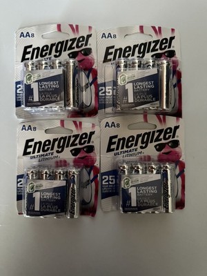 Energizer AA Ultimate Lithium Batteries 4 -8 Packs (32 Batteries Total) EXP 2042