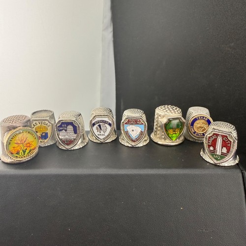 Vintage Travel Thimble Collection States