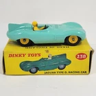 Vintage Dinky Toys, #238 Jaguar Type D. Racing Car, Pre-Owned, in Box (M#124)