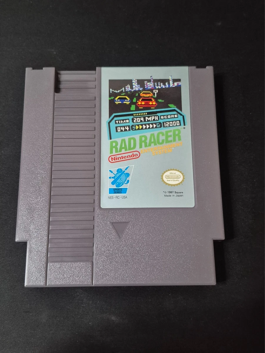 Jeu Rad Racer NES - Boîte Complète Avec Notice - Version Française (FRA) - Bon État